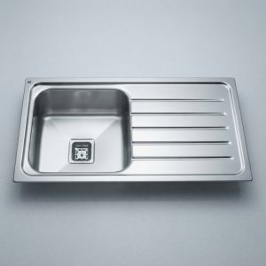 SINGLE BOWL WITH DRAIN BOARD